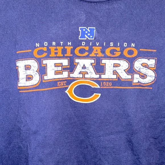Chicago Bears North Division NFL Team Apparel Blue T-shirt- XXL - Picture 2 of 4